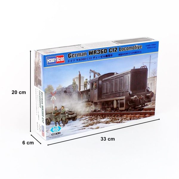 1/72 Alman Wr360 C12 Lokomotifi Maketi, HobbyBoss 82913 - Görsel 5