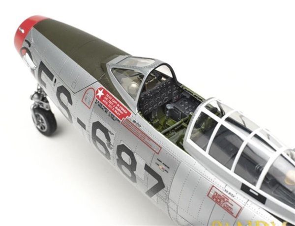 1/32 F-84G Thunderjet Savaş Uçağı Maketi, HobbyBoss 83208 - Görsel 4
