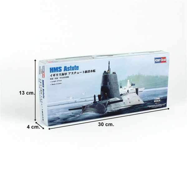 1/350 Hms Astute Denizaltı Maketi, HobbyBoss 83509 - Görsel 5