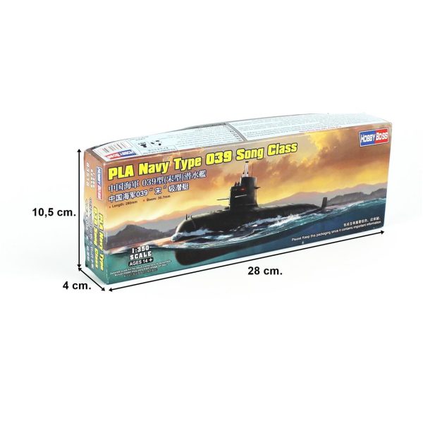 1/350 Pla Navy Type 039 Song Class Denizaltı Maketi, HobbyBoss 83518 - Görsel 4