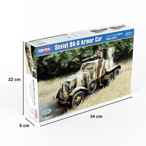 1/35 Sovyet Zırhlı Araba Maketi, HobbyBoss 83839 - Görsel 5