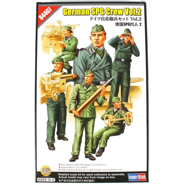 1/35 Alman Spg Topçuları (Vol.2) Askeri Figür Maketi, HobbyBoss 84407