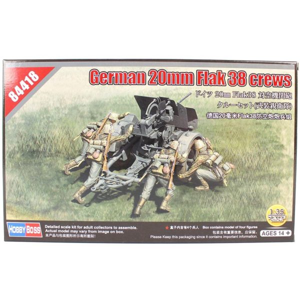 1/35 Alman 20Mm Flak 38 Topçuları Maketi- HobbyBoss 84418