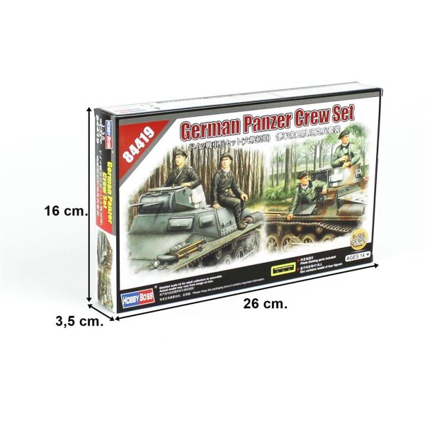 1/35 Lman Tank Mürettebatı Figür Maketi- HobbyBoss 84419 - Görsel 4