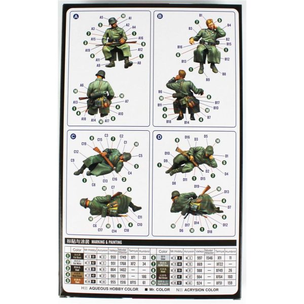 1/35 Alman Piyadeleri (İstirahatte) Figür Maketi- HobbyBoss 84420 - Görsel 2