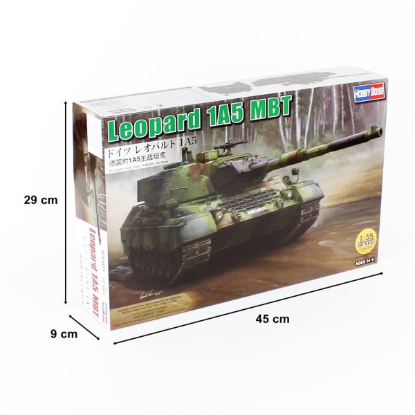 1/35 Leopard 1A5 Ana Muhabere Tankı Maketi- HobbyBoss 84501 - Görsel 5
