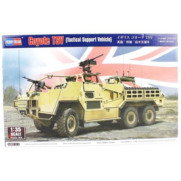 1/35 Coyote Tsv Takdik Destek Aracı Maketi- HobbyBoss 84522