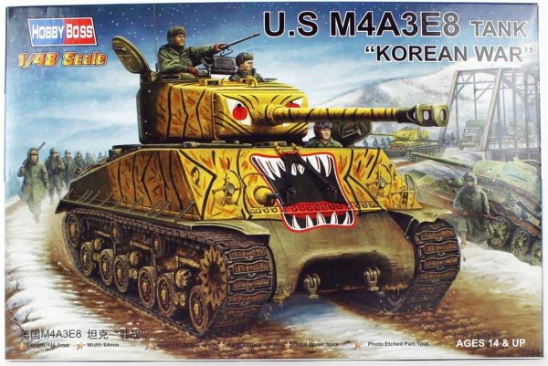 1/48 M4A3E8 Tankı Maketi- HobbyBoss 84804