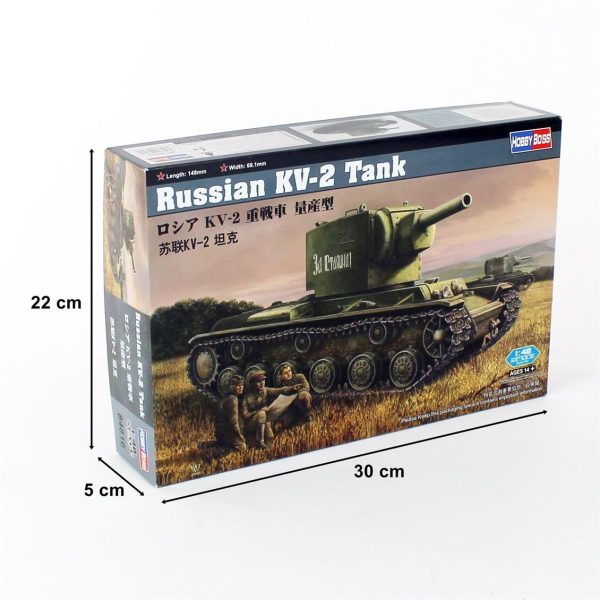 1/48 Rus Kv-2 Tankı Maketi- HobbyBoss 84816 - Görsel 5