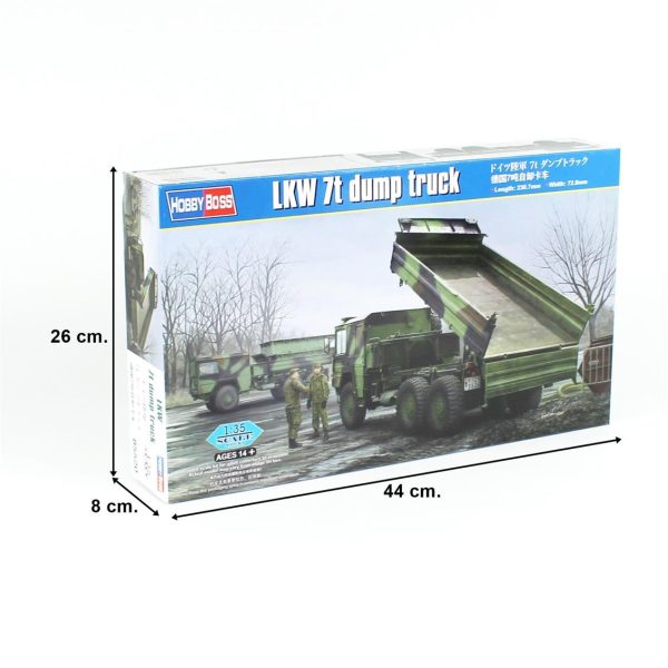 1/35 Lkw 7T Damperli Askeri Kamyon Maketi- HobbyBoss 85520 - Görsel 5
