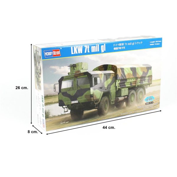 1/35 Lkw 7T Mil Gl Askeri Kamyon Maketi- HobbyBoss 85522 - Görsel 5