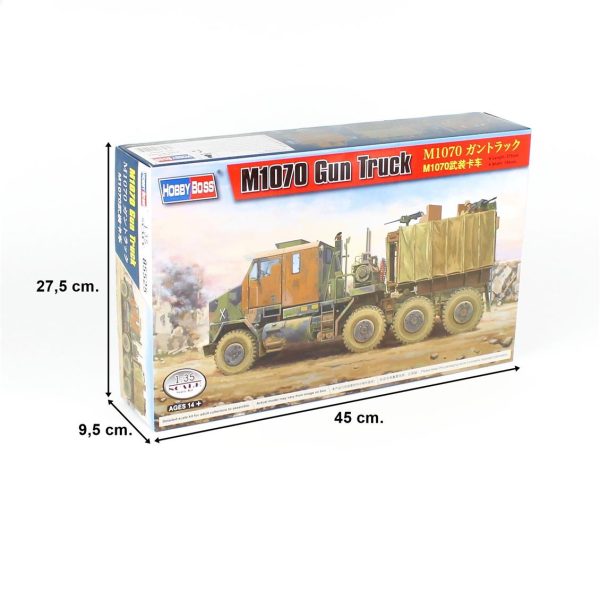 1/35 M1070 Gun Truck Askeri Kamyon Maketi- HobbyBoss 85525 - Görsel 5