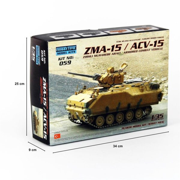 1/35 Zma-15 / Acv-15 Zırhlı Muharebe Aracı Maketi, Hobbytime 059 - Görsel 5