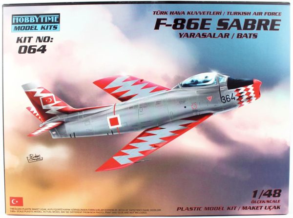 1/48 F-86E Sabre (Yarasalar) Maketi, Hobbytime 064