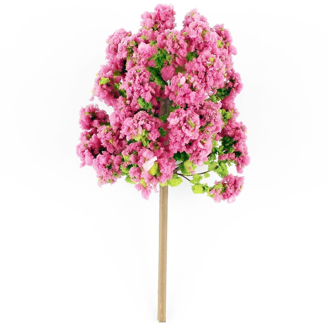11 Cm. Mor Çiçekli Oya Maket Ağacı, Hobbytime