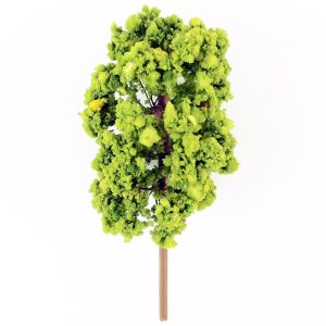 11 Cm. Yassı Formlu Bahar Yeşili Maket Ağacı, Hobbytime