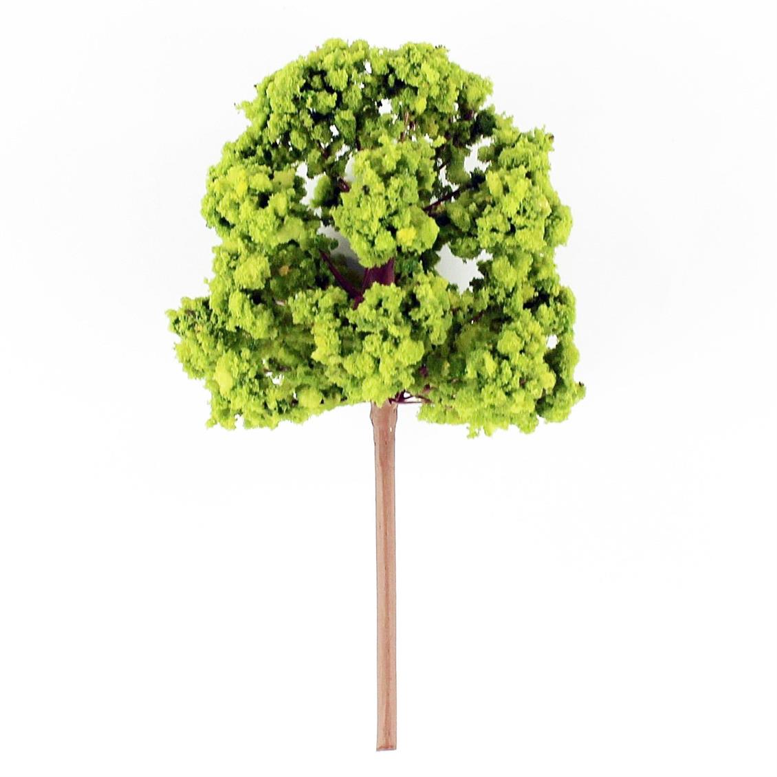 11 Cm. Yuvarlak Formlu Bahar Yeşili Maket Ağacı, Hobbytime