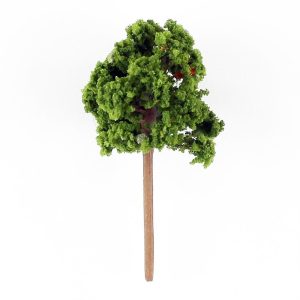 5 Cm. Yuvarlak Formlu Yaz Yeşili Maket Ağacı, Hobbytime
