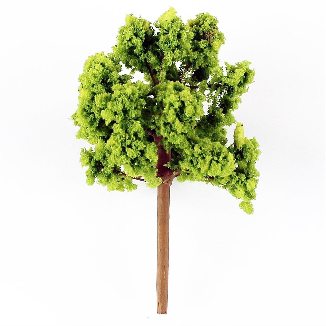 7 Cm. Yuvarlak Formlu Bahar Yeşili Maket Ağacı, Hobbytime
