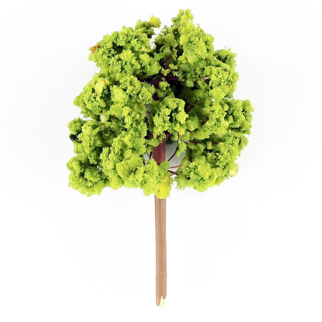 9 Cm. Yuvarlak Formlu Bahar Yeşili Maket Ağacı, Hobbytime