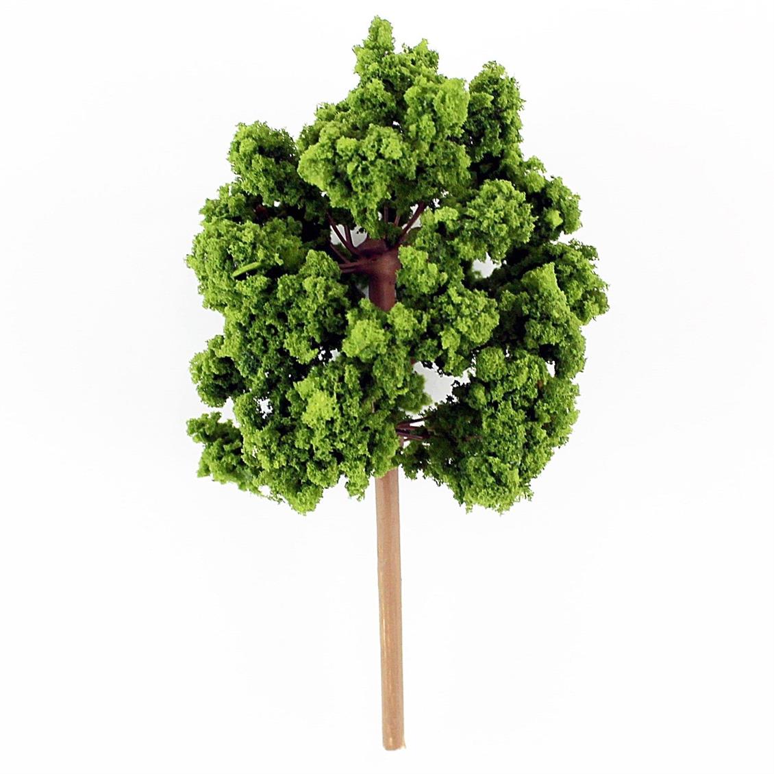 9 Cm. Yuvarlak Formlu Yaz Yeşili Maket Ağacı, Hobbytime