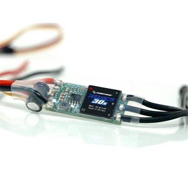 Flyfun Mini Serisi 30 Amper 2-4S LiPo 23 Gram Fırçasız Uçak Motoru için ESC, Hobbywing 30202307