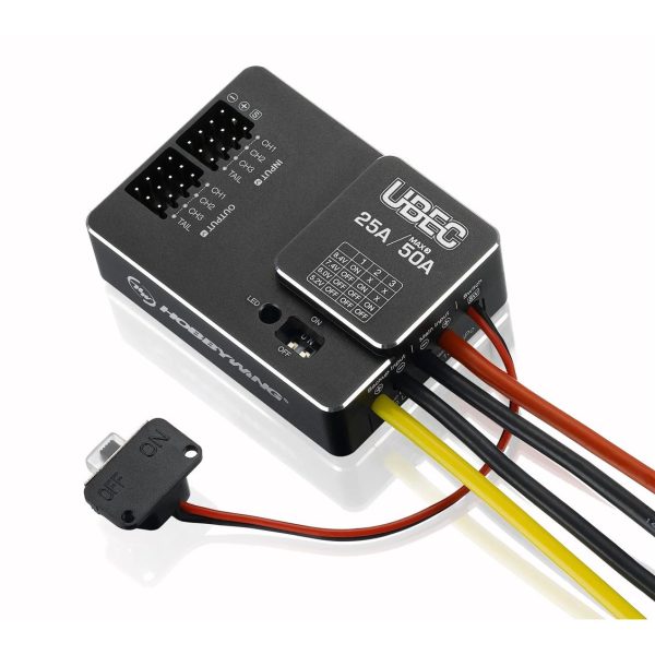 UBEC HV 25 Amper 3-18S LiPo, Hobbywing 30606000 - Görsel 3