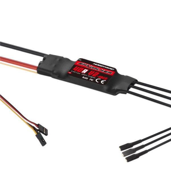 Skywalker Serisi 40 Amper 2-3S LiPo Uçak Motoru için ESC, Hobbywing 80060022 - Görsel 3