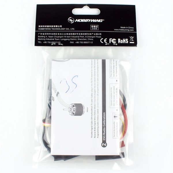 Skywalker Serisi 40 Amper 2-3S LiPo Uçak Motoru için ESC, Hobbywing 80060022 - Görsel 5