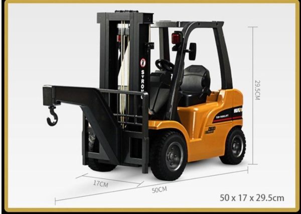 1/10 Uzaktan Kumandalı Metal Çatallı Forklift, Huina 1577 - Görsel 6