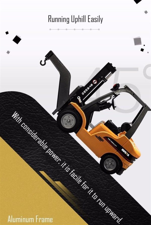 1/10 Uzaktan Kumandalı Metal Çatallı Forklift, Huina 1577 - Görsel 4