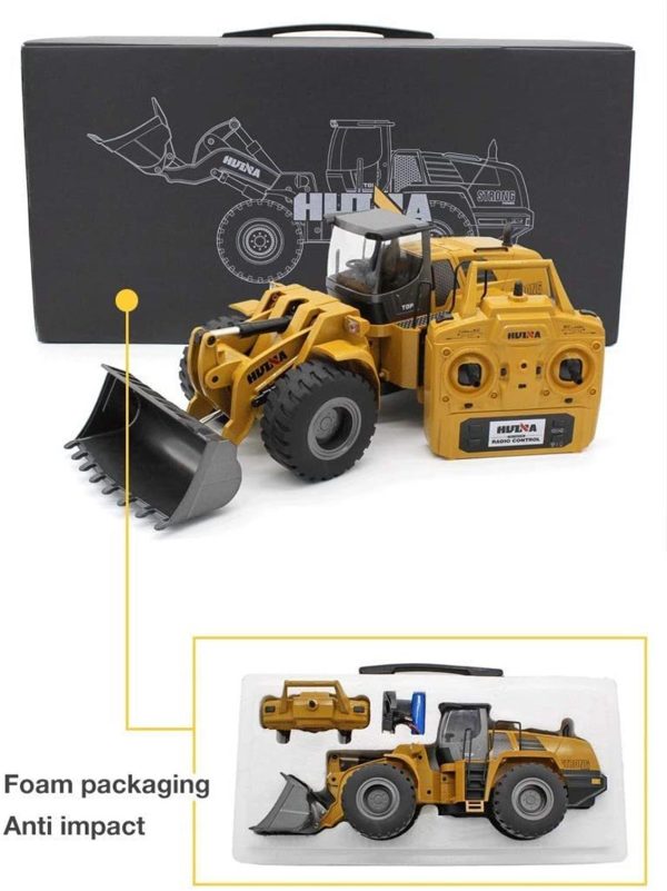 1/14 Uzaktan Kumandalı Komple Metal Loader, Huina 1583 - Görsel 3
