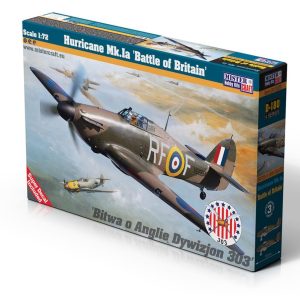 1/72 Hurricane Mk.Ia (Britanya Savaşı) Savaş Savaş Uçağı Maketi, Mister Craft D180