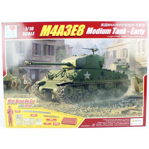 1/16 M4A3E8 Erken Dönem Tankı Maketi, I Love Kit 61619