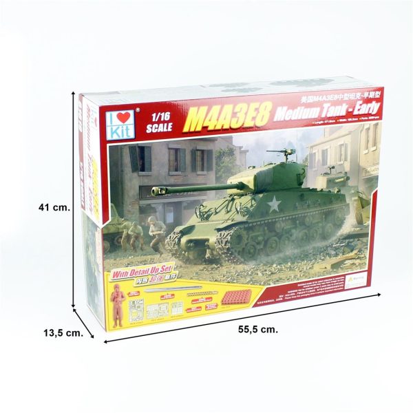 1/16 M4A3E8 Erken Dönem Tankı Maketi, I Love Kit 61619 - Görsel 5
