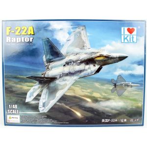 1/48 F-22A Raptor Savaş Uçağı Maketi, I Love Kit 62801
