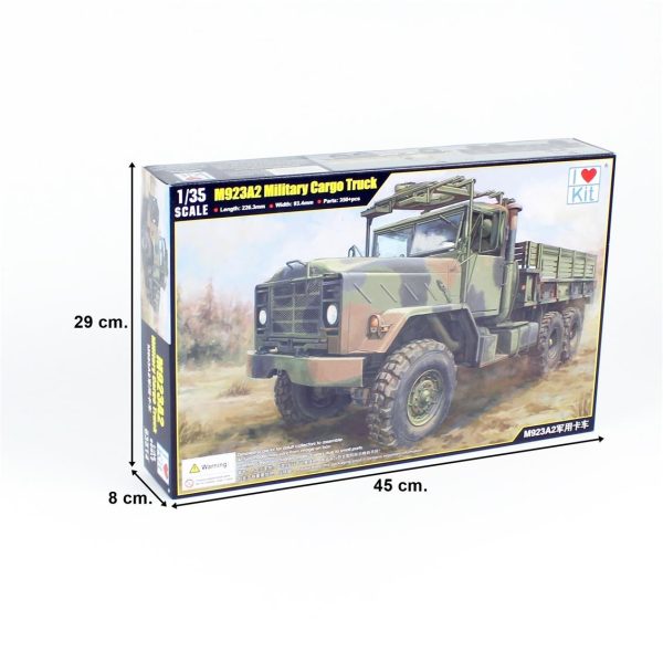 1/35 M923A2 Askeri Kargo Kamyonu Maketi, I Love Kit 63514 - Görsel 5