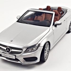1/18 Mercedes Benz C Class Cabriolet Iridium Gümüş Diecast Araba, iScale B66960612
