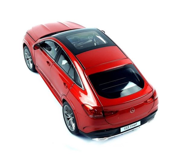 1/18 Mercedes Benz (W167) GLE Coupe AMG 2020 Red Metalik Diecast Araba, iScale B66960822 - Görsel 4
