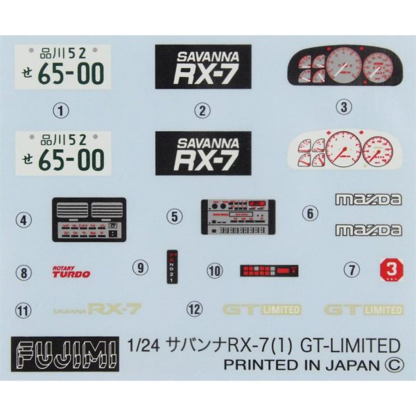 1/24 Mazda Savanna Rx-7 (Fc3S) Maketi, Fujimi 038377 - Görsel 4