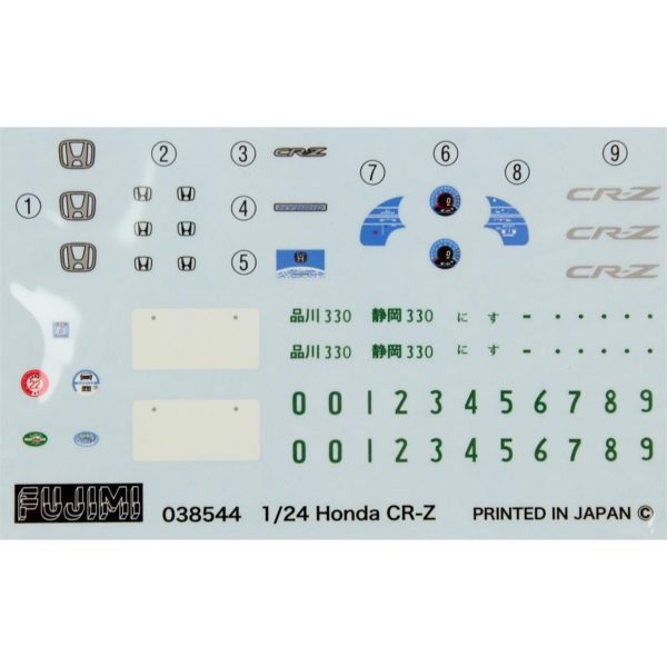 1/24 Honda Cr-Z Maketi, Fujimi 038544 - Görsel 4