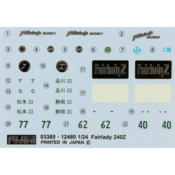 1/24 Fairlady 240Zl Maketi, Fujimi 039282 - Görsel 4