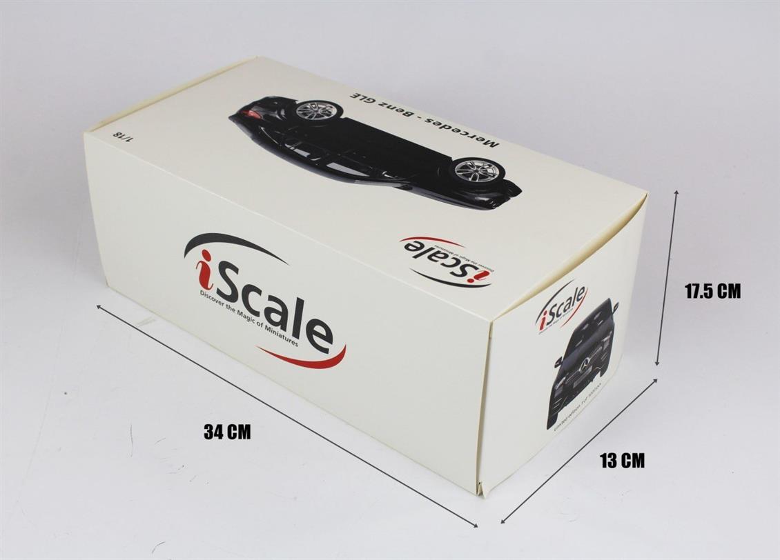 1/18 2020 mercedes benz gle coupe (c167) odsidian black metallic, iScale 118005 - Görsel 5