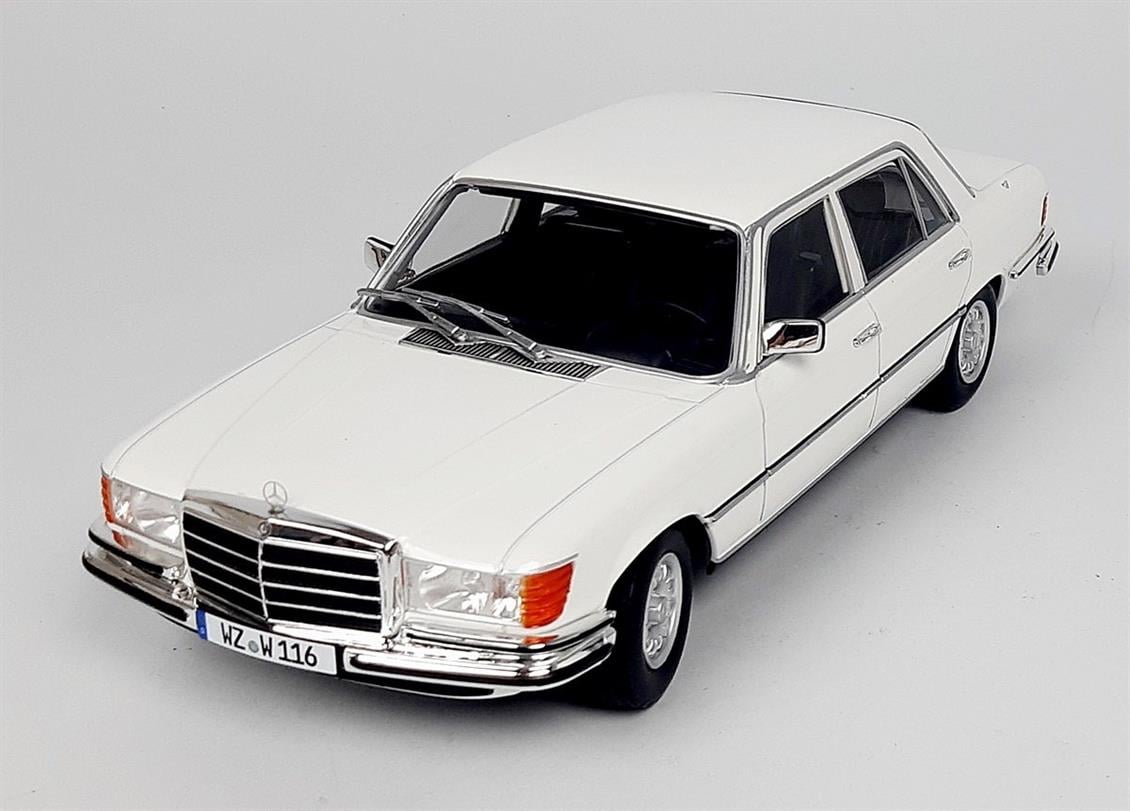 1/18 1975-1980 Mercedes Benz 450 SEL 6.9 (W116) Baujahr Beyaz Diecast Araba, iScale 18081