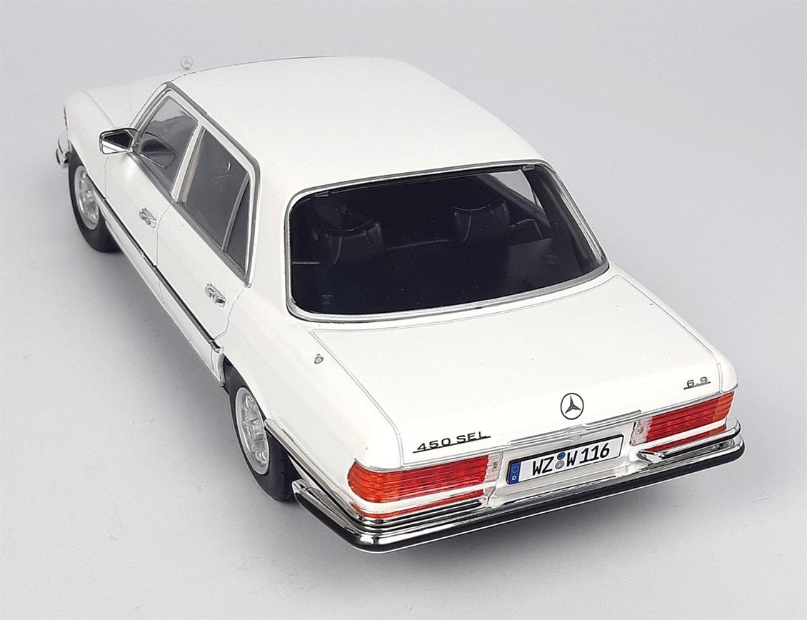 1/18 1975-1980 Mercedes Benz 450 SEL 6.9 (W116) Baujahr Beyaz Diecast Araba, iScale 18081 - Görsel 4