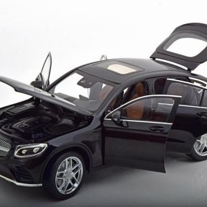 1/18 2018 Mercedes Benz GLC Coupe Kromajlı Siyah Diecast Araba, iScale 18GLC