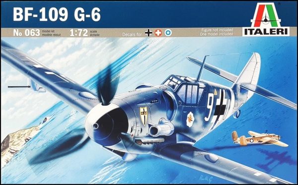 1/72 BF-109 G-6 Savaş Uçağı Maketi, Italeri 0063
