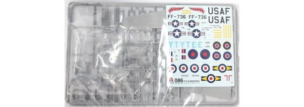 1/72 F-51D Mustang Savaş Uçağı Maketi, Italeri 0086 - Görsel 2