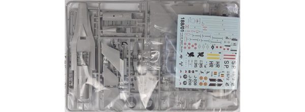 1/72 F-16C/D Night Falcon Savaş Uçağı Maketi, Italeri 0188 - Görsel 2