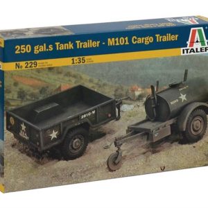 1/35 Tanker ve Açık Kasa Askeri Römorklar Maketi, Italeri 0229